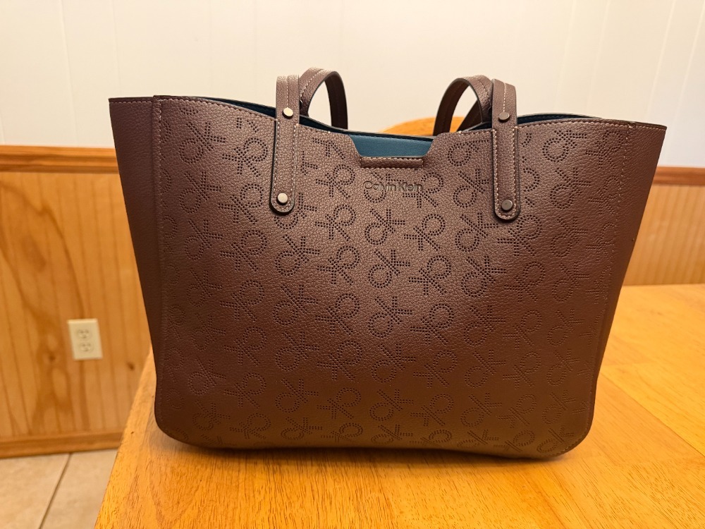 Calvin Klein Monogram Tote   NWOT